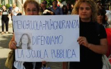 Anche a Perugia continua la protesta contro la riforma dell’università.