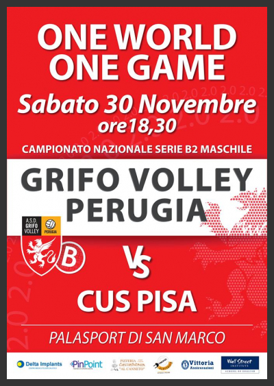 Grifo Volley Perugia Vs Pisa in diretta su Radiophonica.com