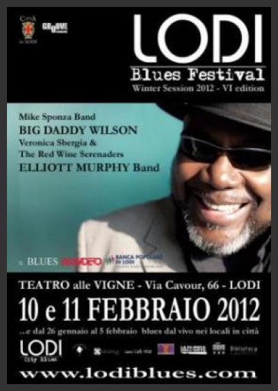 Torna il Lodi Blues Festival, il 10 e l'11 febbraio al Teatro alle Vigne di Lodi