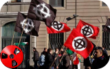 I neofascisti di Casa Pound manifestano a Roma