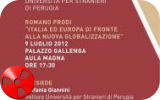 Romano Prodi il 9 Luglio alla Stranieri