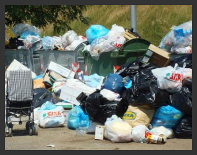 Discarica di rifiuti non autorizzato a Reggio Calabria