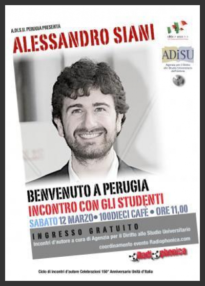 Alessandro Siani a Perugia