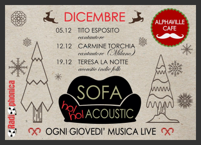 Acoustic Sofà: i live sul divano del mese di Dicembre!